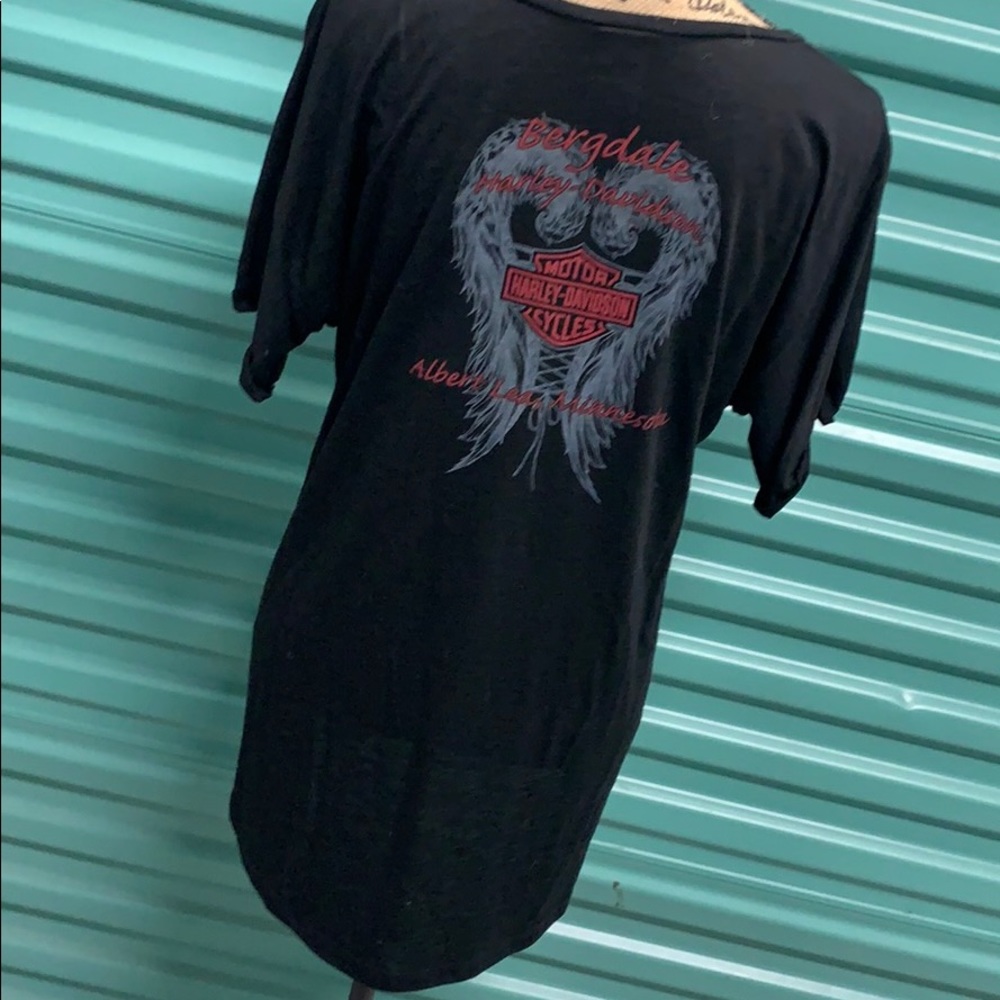 Harley Davidson vneck T-shirt - Picture 3 of 4